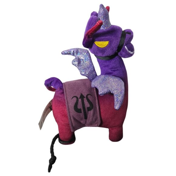 2019 Fortnite Epic Games Dark Llamacorn Plush Stuffed Animal Plushie Video Game - Picture 1 of 9